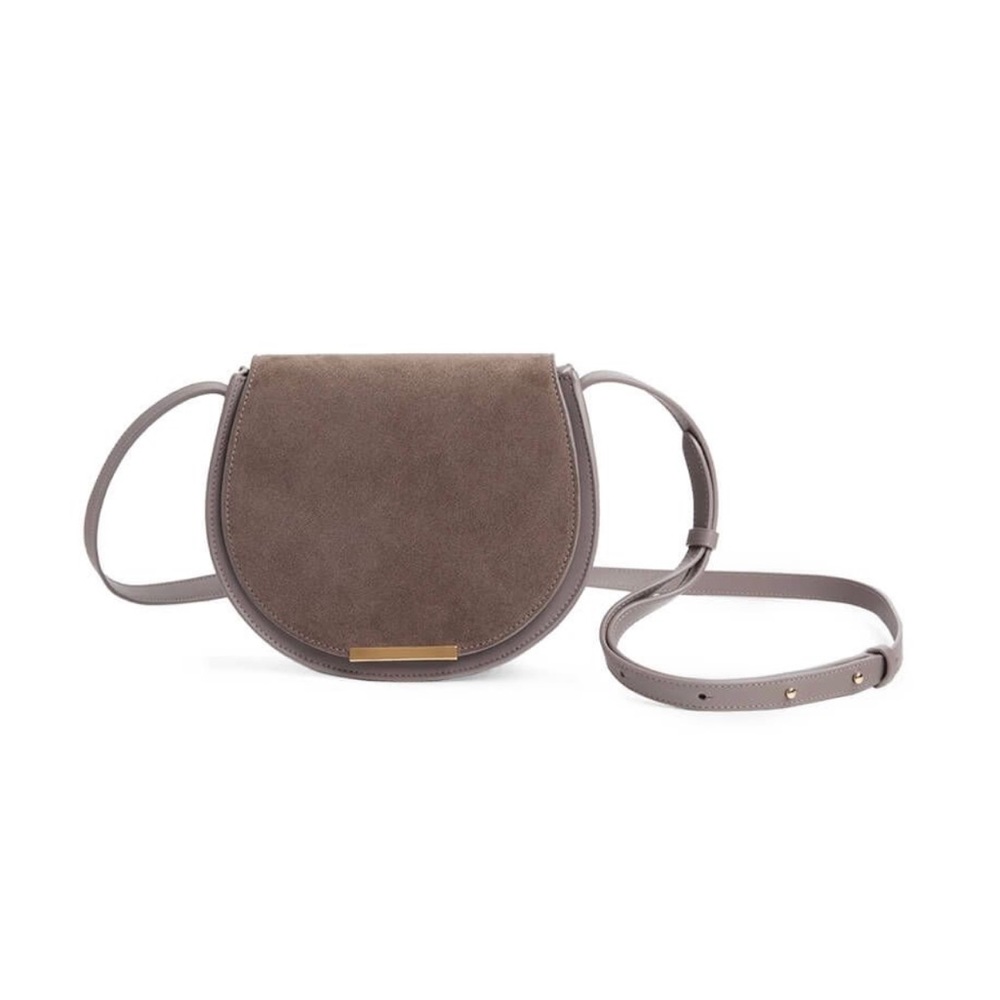 Cuyana Gray Crossbody Bag Minimalist Design